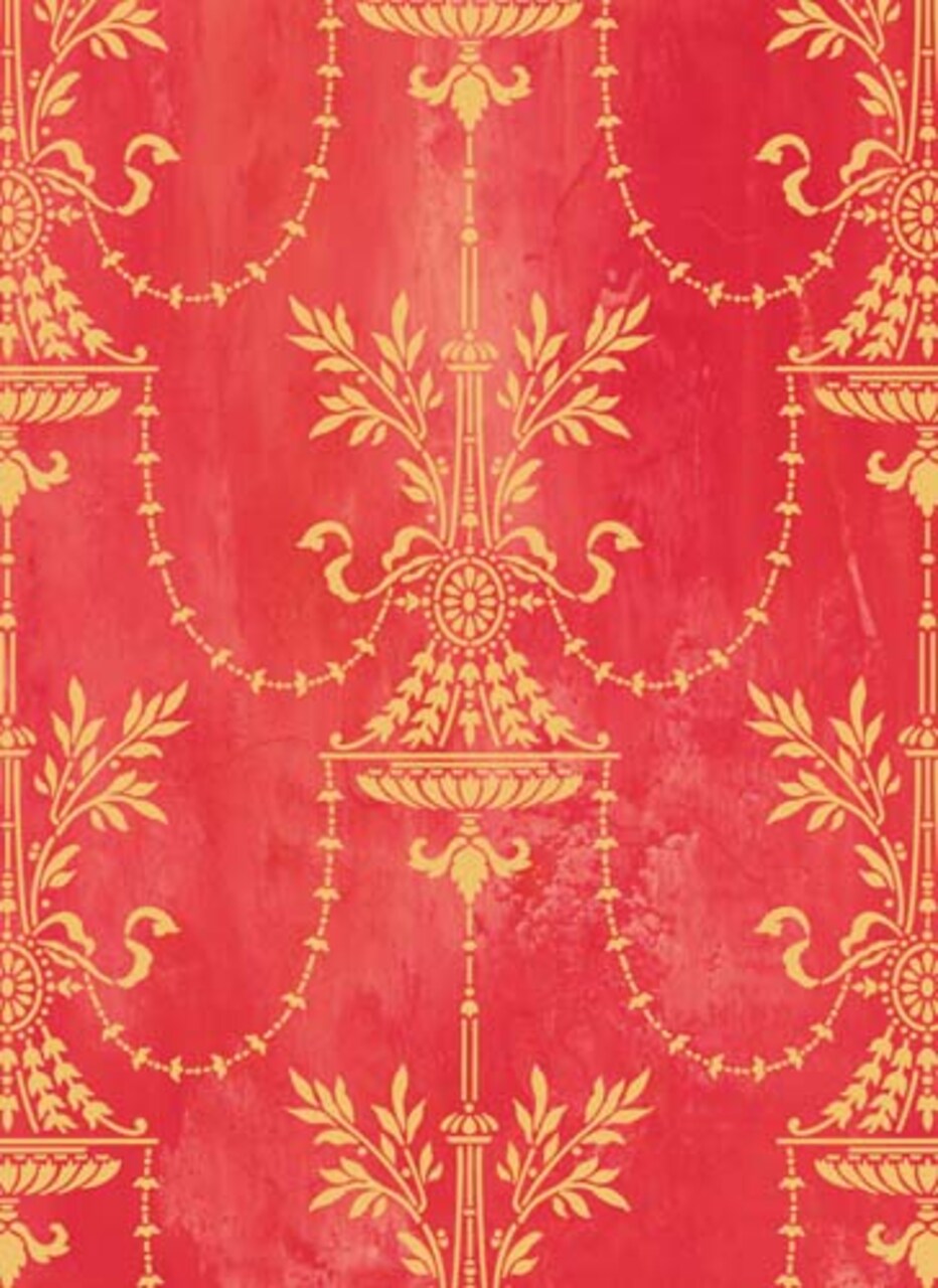 18th Century Vase Pattern Wall Stencil | 3565 by Designer Stencils | Reusable Art Craft Stencils for Painting on Walls, Canvas, Wood |